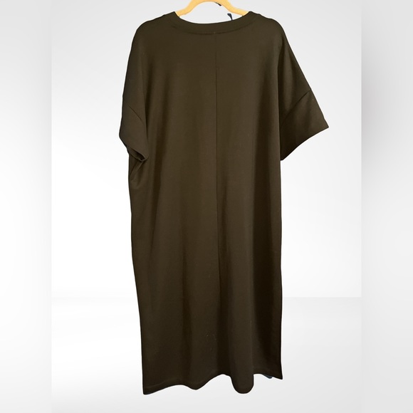 NWOT ATHLETA Sedona Sweatshirt Dress in Black Size XL - Picture 3 of 12